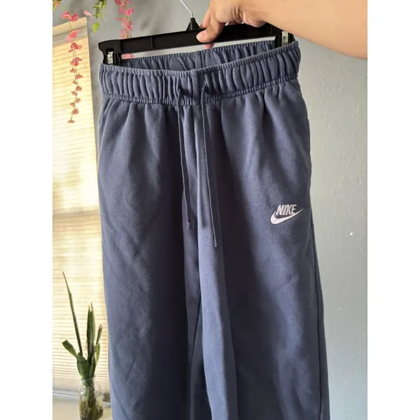 Nike Blue Fleece Jogger Sweatpants – Size XS - Image 2