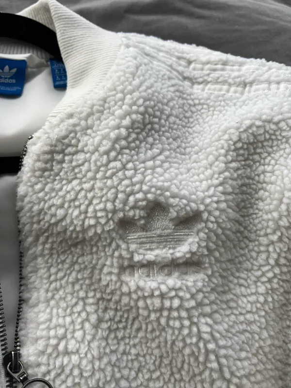 Adidas Fur Bomber Jacket (M) - Image 2