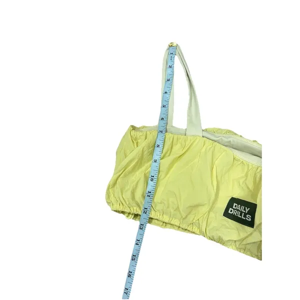 Daily Drills Yellow Nylon Bubble Set Shirt And Bra Small Medium - Image 10