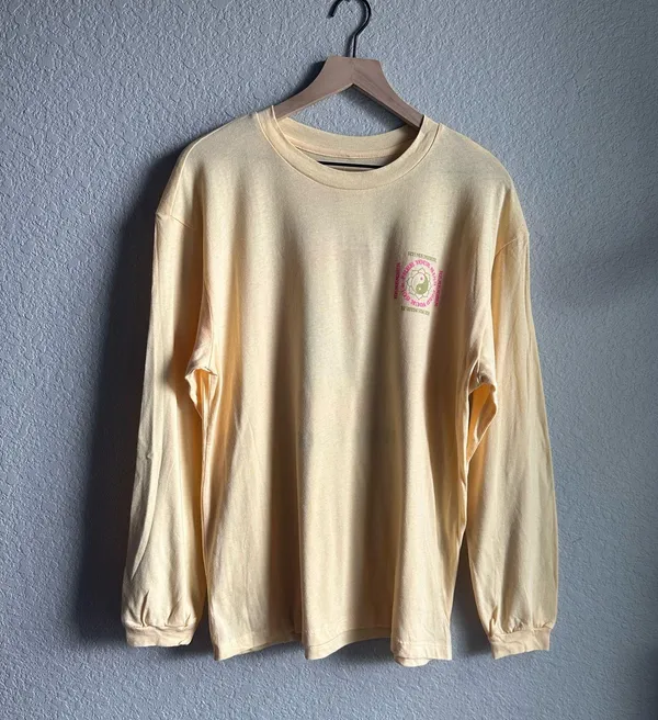 Billabong Free Your Mind Yellow Long Sleeve Tee - Image 2