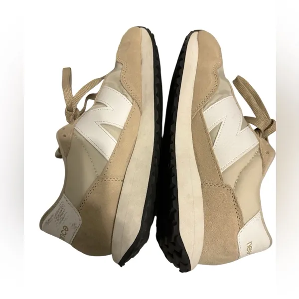 New Balance 237 Beige and White Sneakers size 7.5 - Image 5