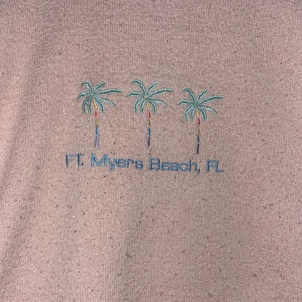 Embroidered Ft. Myers Beach FL sweatshirt - Image 2