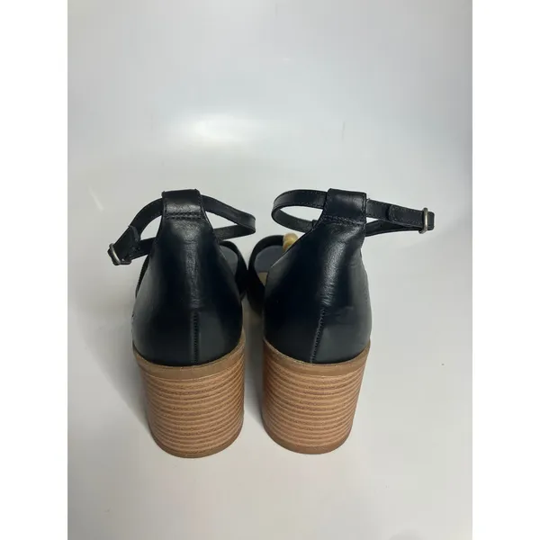 Lucky Brand Sylvesna Sandals Womens 6M‎ Black Excellent Beaded Boho Block Heel - Image 6