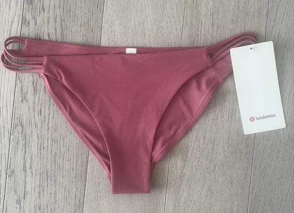 Lululemon Shoreline Bikini Bottom Pink Size 10 New NWT LW7AOAS CHRT - Image 5