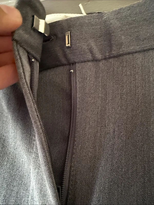 NA-KD Heavy Low Waist Suit Pants. Size 40 - Image 6