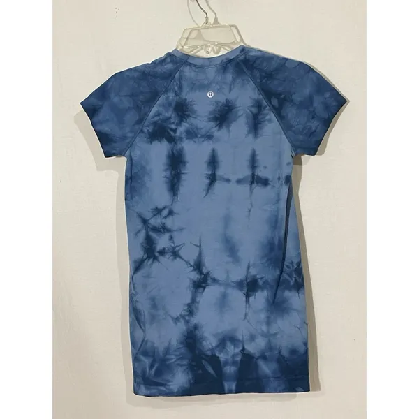 Lululemon Swiftly Tech Tee Blue Diamond Dye 6 - Image 4