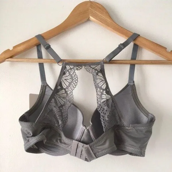 Underwire Bra, 36C Gray Size 36 C - Image 2