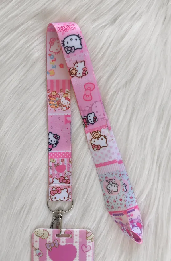 Hello Kitty lanyard with Id/ card holder - Image 3