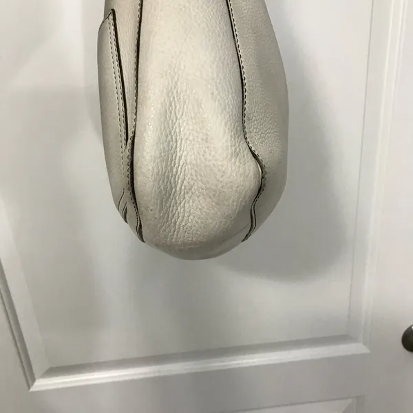 Coach Chelsea Cream Pebble Leather Hobo Shoulder Bag EUC Vintage - Image 4