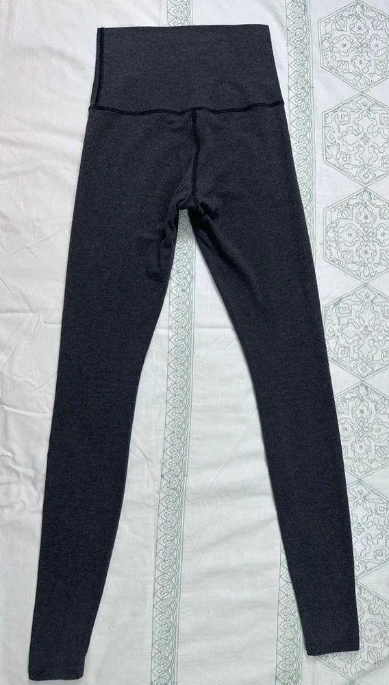 Lululemon Vintage Wunder Under Pant (Roll Down) - Heathered Black - 2 - Image 7