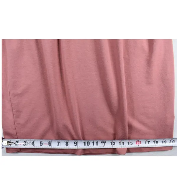 Evereve Womens Sleeveless V-Neck Drawstring Waist Knit Dress Pink Size L - Image 7