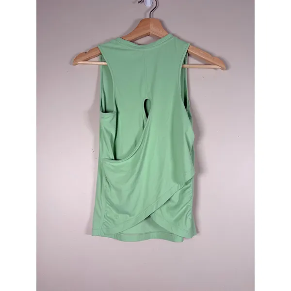 Lululemon All It Takes Tank Top‎ Mint Green Open Back Keyhole Activewear Womens - Image 5
