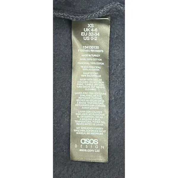 ASOS Malibu Yacht Club Graphic Sweatshirt XS Navy‎ - Image 10