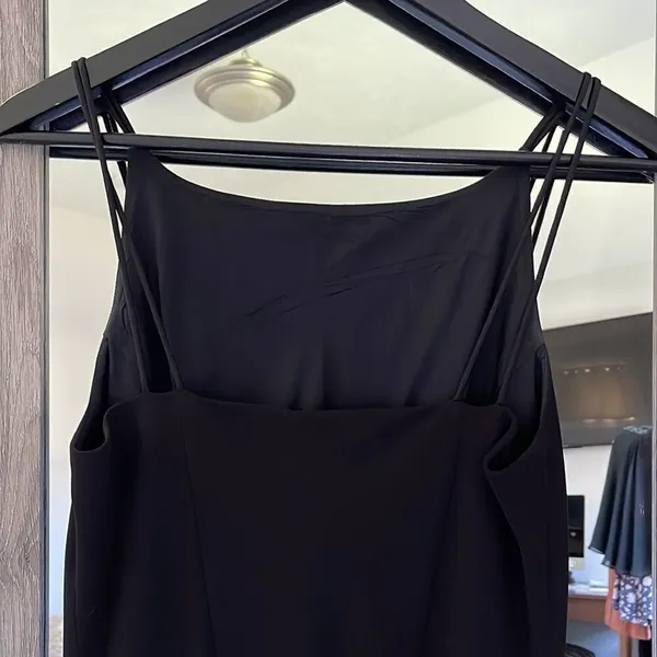 Jones New York Black Dress Size‎ 6 Classic. Midi length. - Image 3