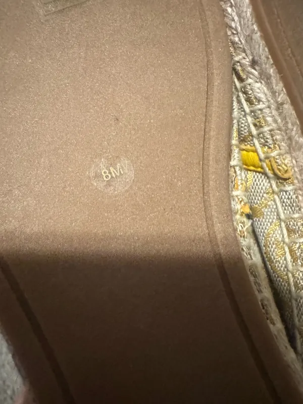 TORY BURCH Logo-print jacquard espadrilles Size 8M - Image 6