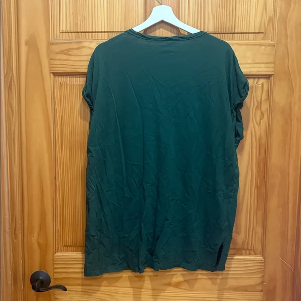 Aerie Size Large Green Oversized Pocket Top - Image 7