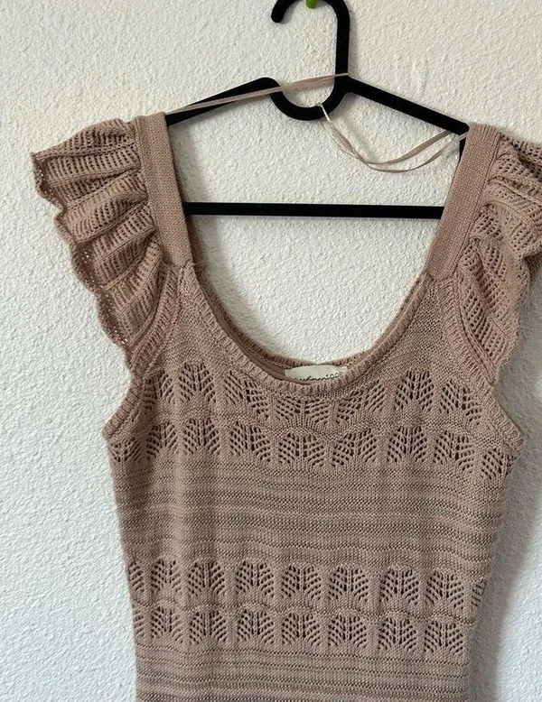 Freshman 1996 crochet midi dress sz small - Image 2