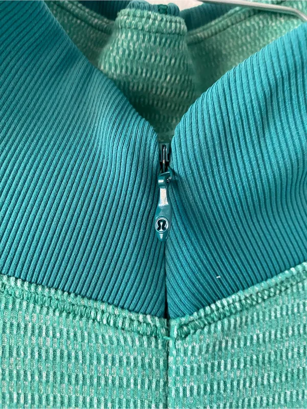 lululemon athletica runderfulTeal Half-Zip Pullover - Image 5