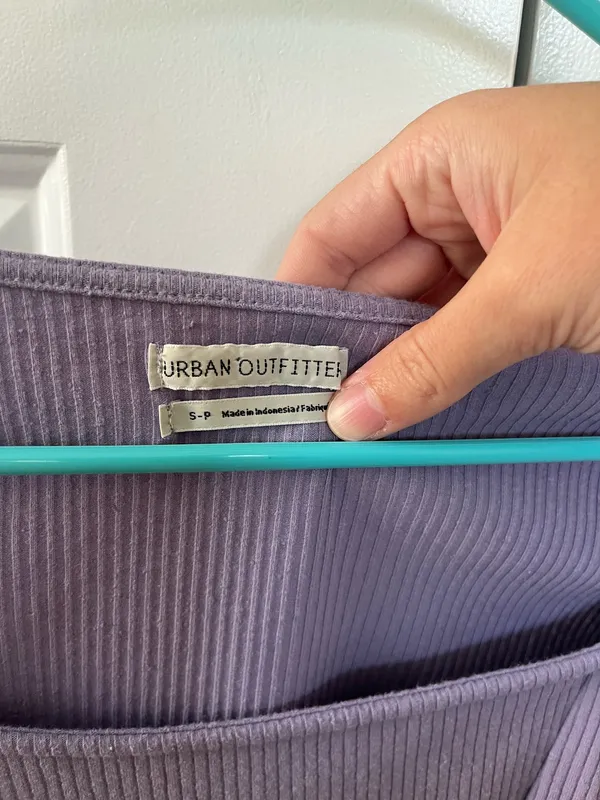 Urban Outfitters Light Purple Box Neck Top - Image 3