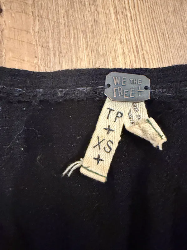 We The Free Free People Laguna Thermal in Black Size XS - Image 4