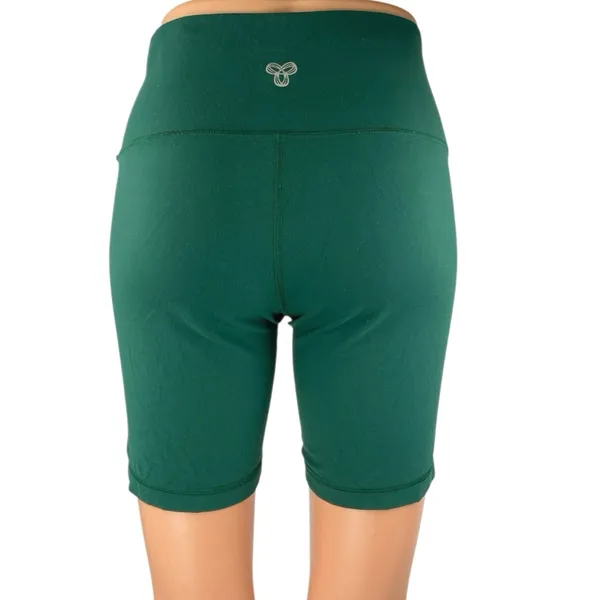 Aritzia TNAction Women's Green Yoga Running Workout Athletic Biker Shorts Size M - Image 3