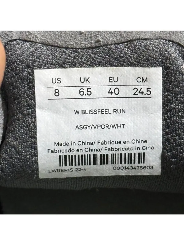 Lululemon Blissfeel Run Shoes Gray White Women's US 8 Running Sneakers - Image 12