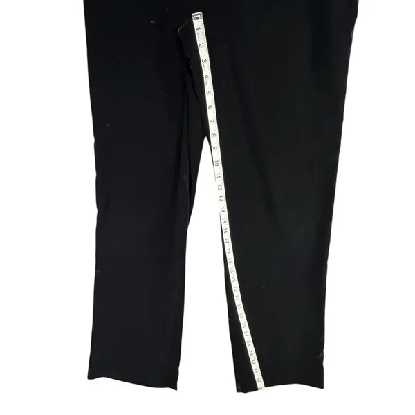 Zara Velvet Pants Womens S Black Straight Leg Luxurious Soft Trouser Retro Chic‎ - Image 8