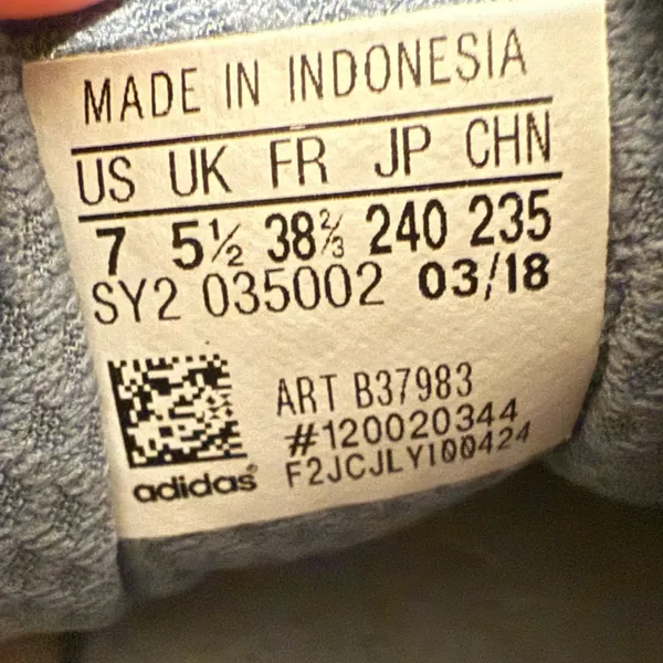 Adidas Women’s N-5923 Raw Grey Sneakers Trainers Size 7 Blue-Gray and White - Image 10