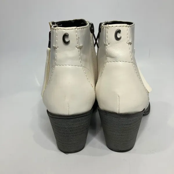 Circus by‎ Sam Edelman white whistler boots women's size 8 western trendy - Image 7