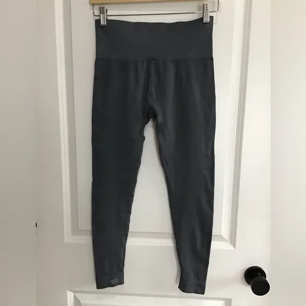 SET ACTIVE Seamless‎ Legging Size M Gray - Image 2