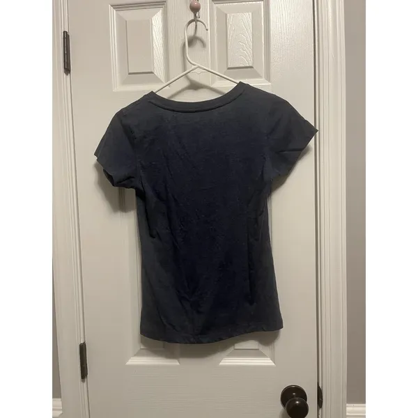 47 Brand WOMENS BLUE VIRGINIA CAVALIERS FINELINE FRANKIE TEE SMALL - Image 3