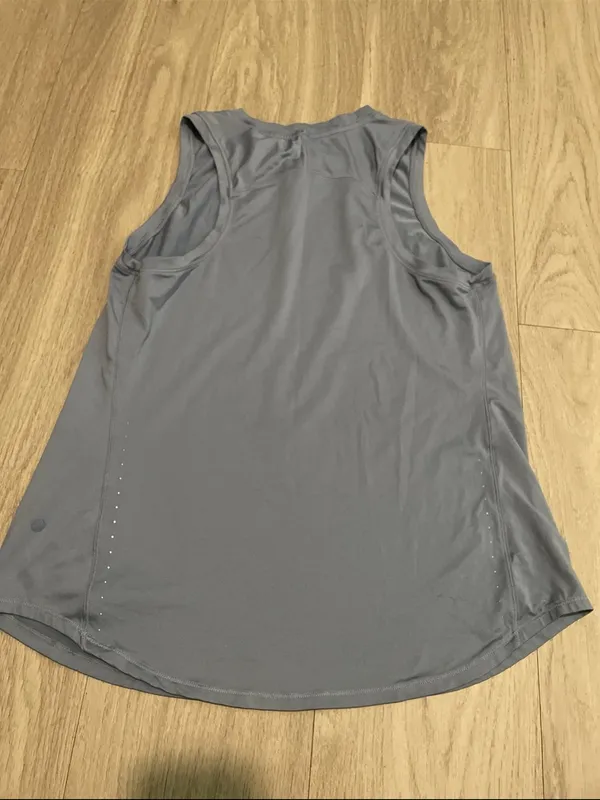 CRZ YOGA Slate Blue Scoop Neck Tank - Image 3