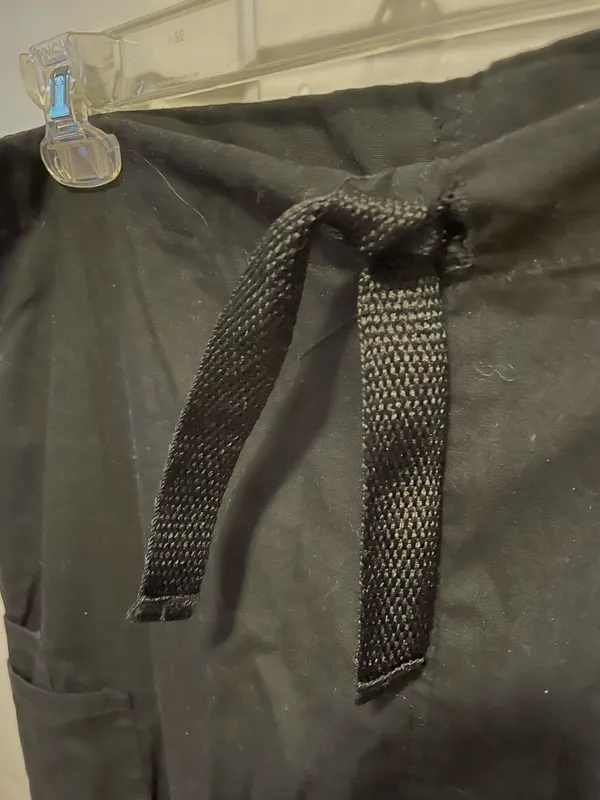 Cherokee workwear black wide leg scrub pants - Image 2