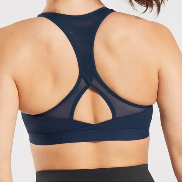 Gym shark Blue Sports Bra xs - Image 4