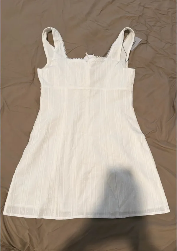 Revolve White Bustier Mini Dress MORE TO COME - Image 8
