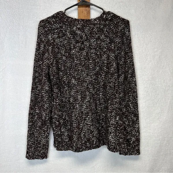 Madewell Firelight Wool Alpaca Blend Cable Knit Long‎ Sleeve Pullover Sweater S - Image 4