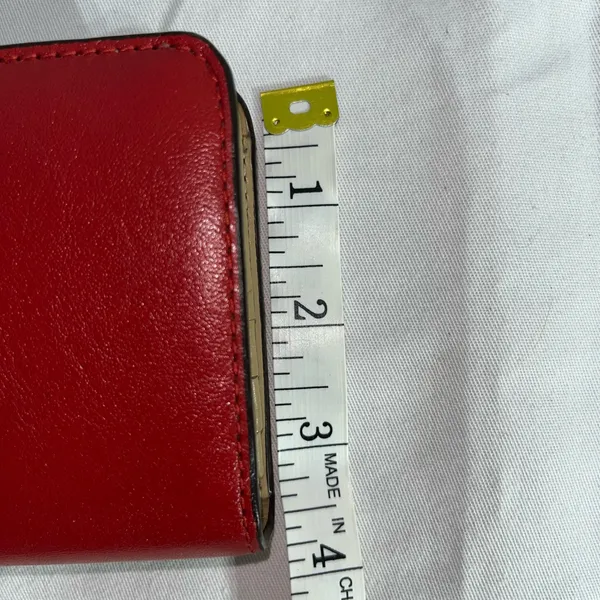 Coach vintage, leather wallet RED - Image 10