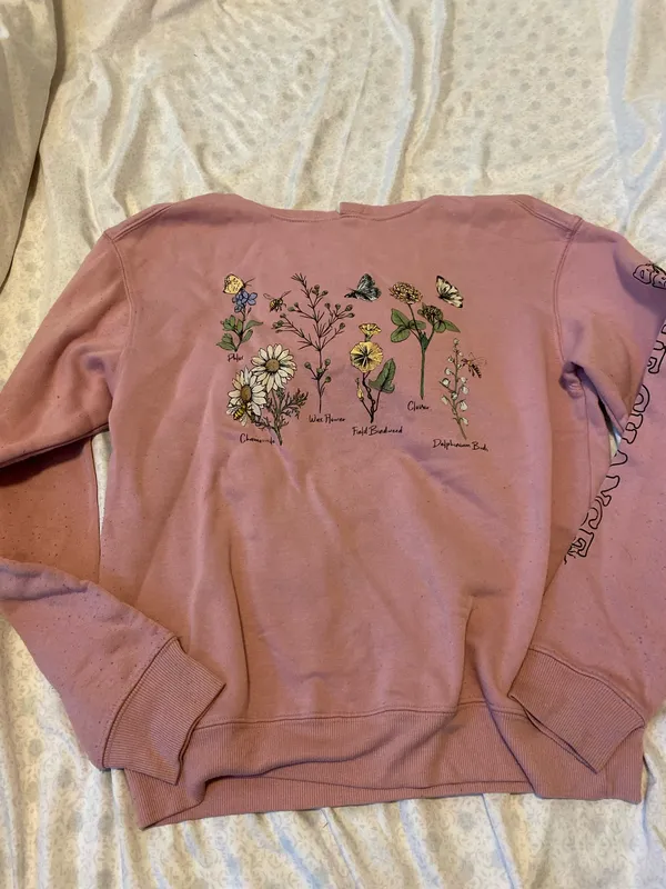 Cold crush be the change floral hoodie - Image 3