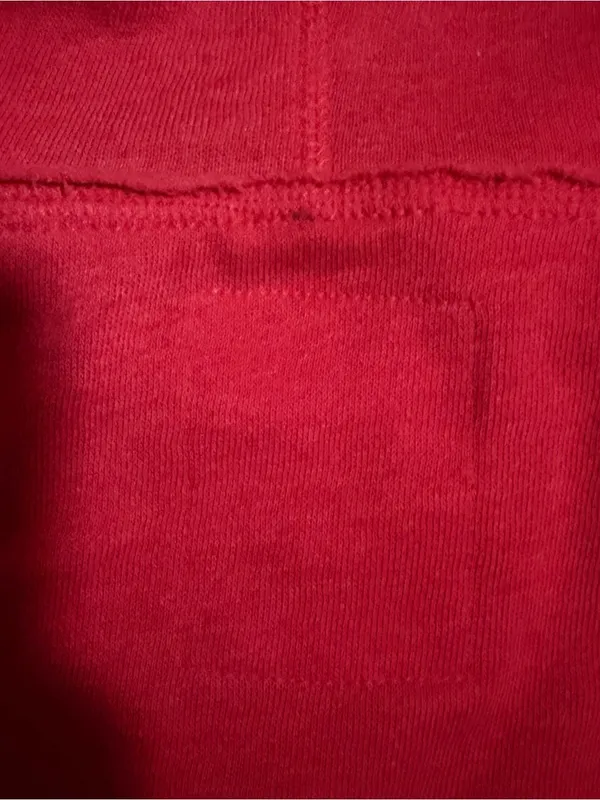 2000s vintage style red long sleeve hoodie - Image 9