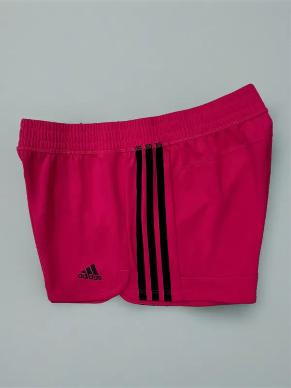 🏋🏻‍♀️ Adidas Athletic Shorts in Hot Pink w/ Black Stripes | Women’s Sz Sm - Image 6