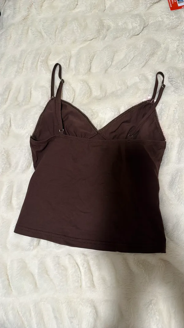 Edikted Ruelle Contrast Frill Tank Top - Image 7