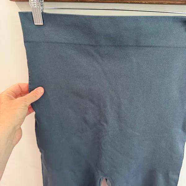 Blanqi Everyday Maternity‎ Leggings High Waist Seamless Blue Size Large - Image 3