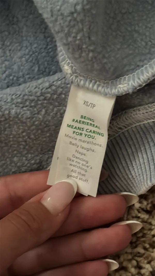 Aerie Light Blue Quarter-Zip - Image 2