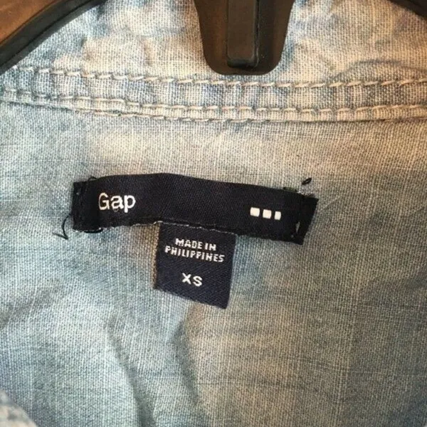 Gap XS blue blouse‎ - Image 2