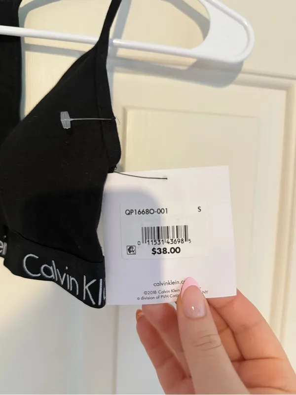 NWT Calvin Klein Black Bralette - Image 2