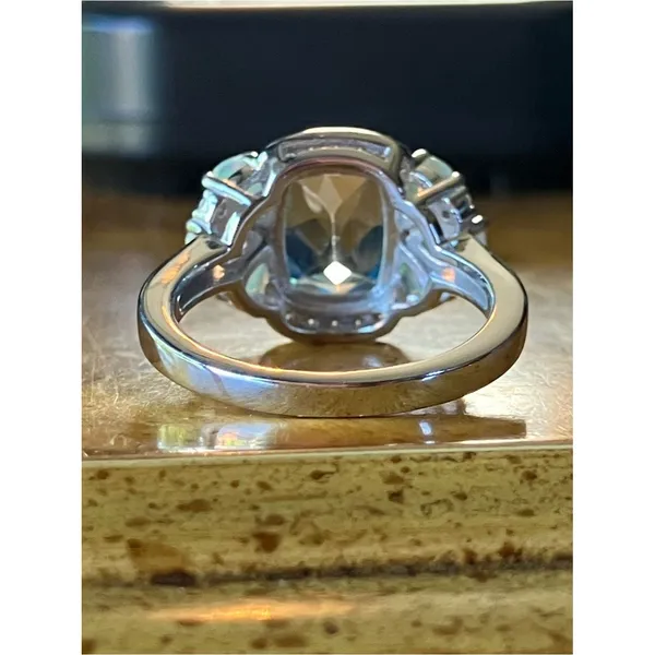 Sky Blue Topaz Ethiopian Opal Ring Size 5.75 - Image 4