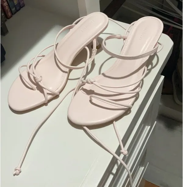 Baby Pink Forever 21 Heels - Image 3