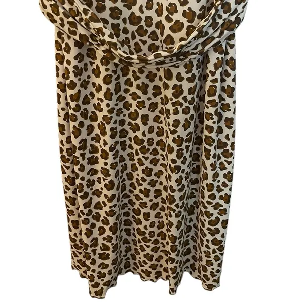 Tory Burch Women's Glady Animal Print Short Flutter Sleeve Dress - Image 7