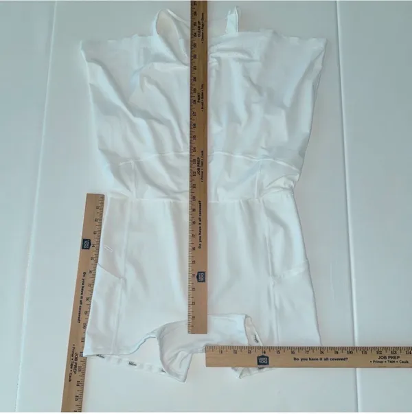 Lululemon Perf-ect Your Pace Dress White Size 8 Dress Skort Pickleball Tennis - Image 17