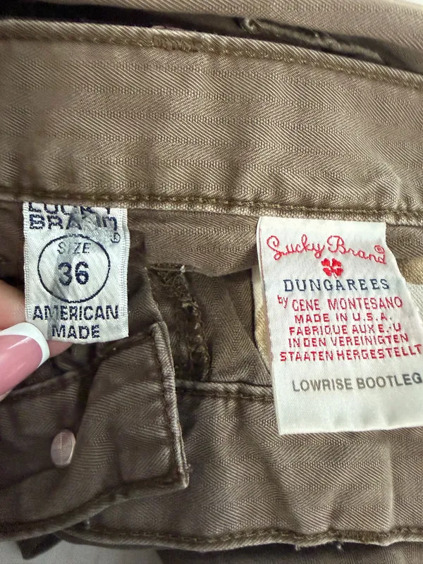 Lucky Brand Dungarees Low-rise Men's Chino Pants in Brown - Image 6
